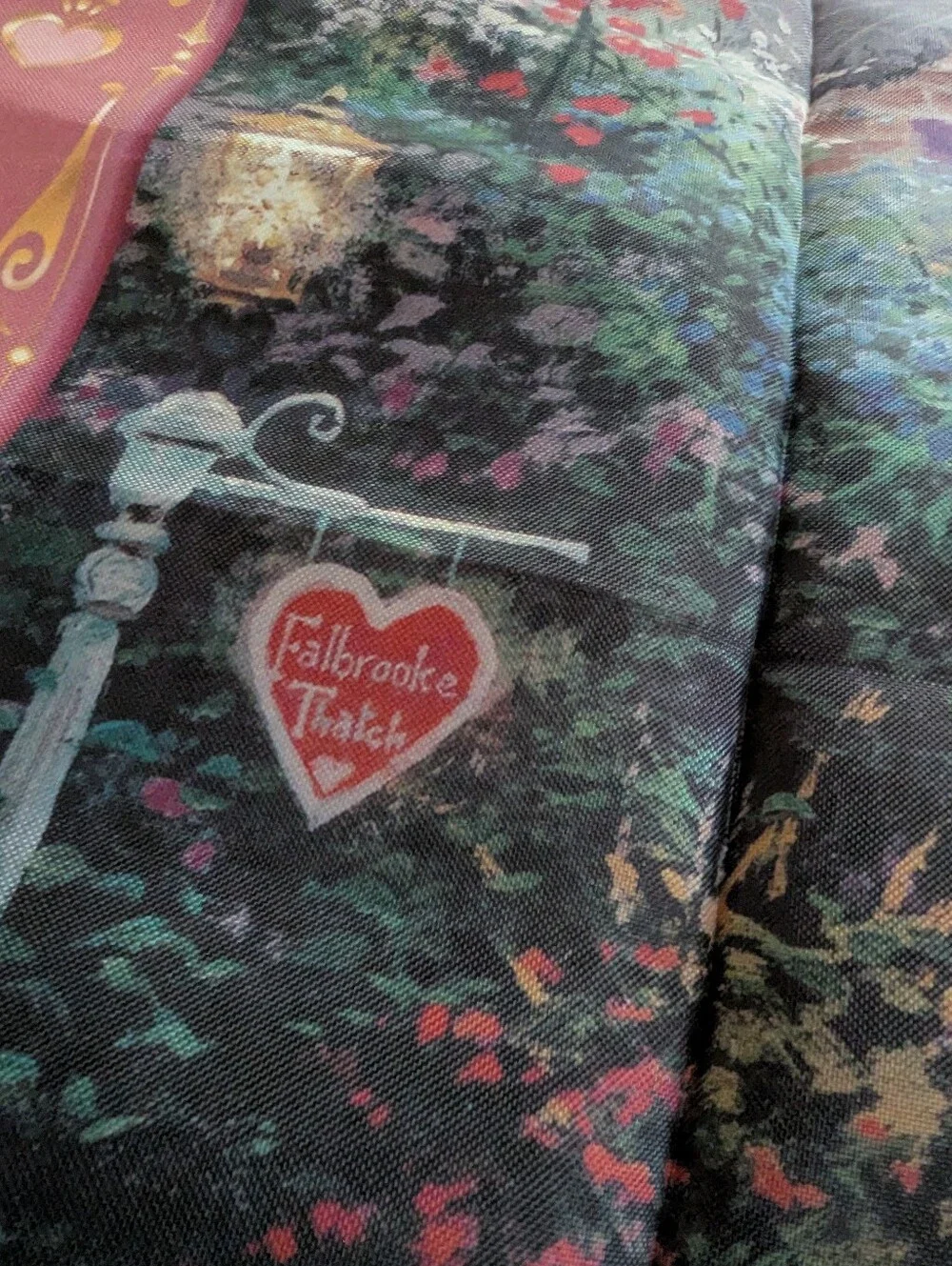 Thomas Kinkade Valentine's Day large garden flag